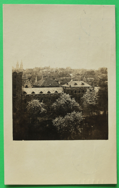 AK Nürnberg / 1921 / Foto / Blick auf Stadt / Stadtansicht Gebäude
